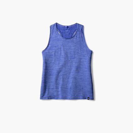 Vue couchée (avant) de Brooks Luxe Tank pour femmes