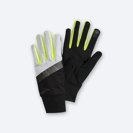 Laydown (front) view of Brooks Carbonite Glove for unisex