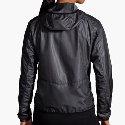 Model (back) view of Brooks All Altitude Jacket for women