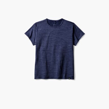 Brooks Luxe Short Sleeve für Damen – Ansicht im Liegen (von vorne)