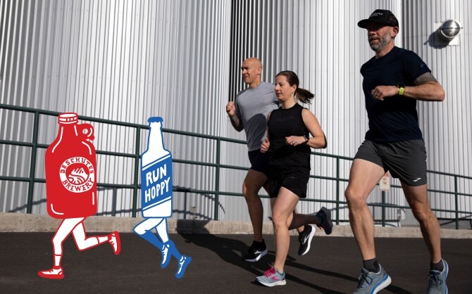 3 coureurs qui courent