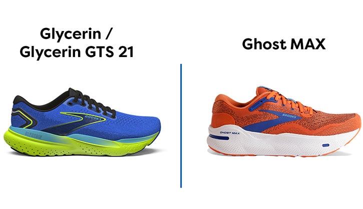 Ghost Max frente a Glycerin/Glycerin GTS 21