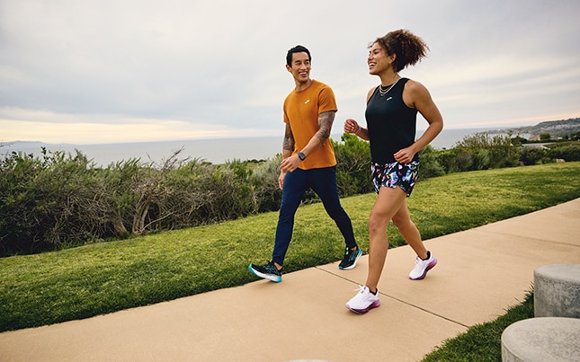 Runner on a treadmill