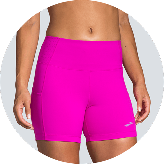 Short tights with high waist band