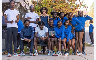 Membres des Eagles de l’école secondaire technique Worchester