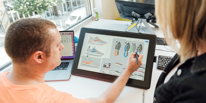 Designing a shoe