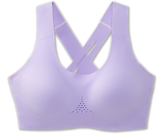 purple sports bra