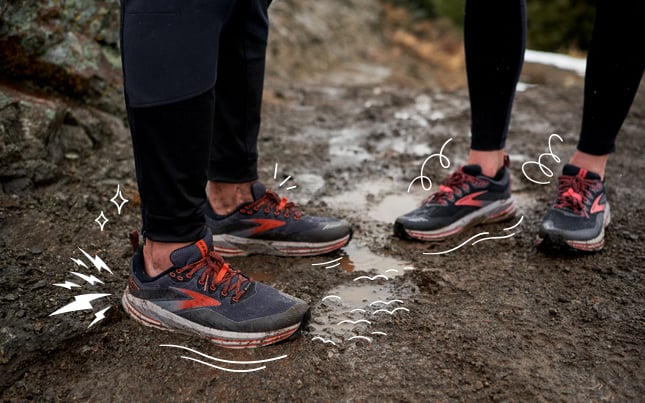 Trail running shoes