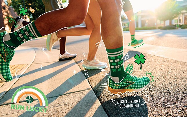 Brooks running store shoes shamrock