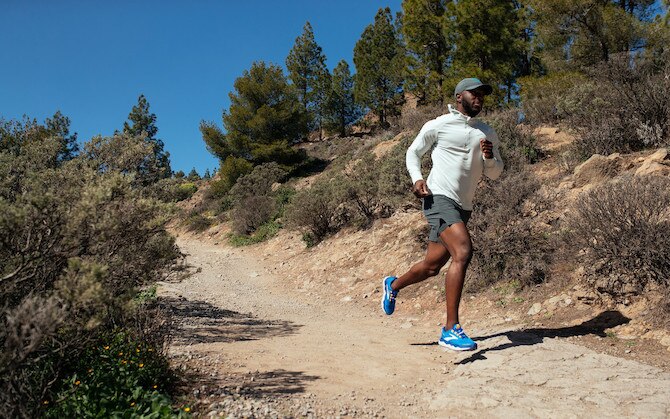 Runner on a trail