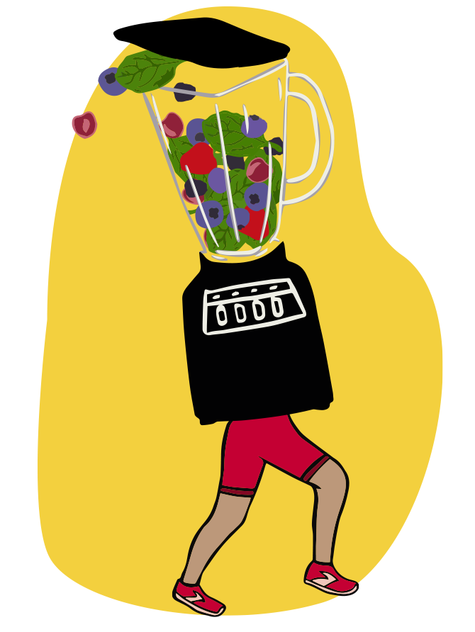 Illustrated blender
