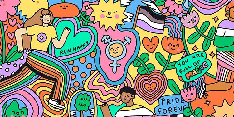 Run Proud illustration