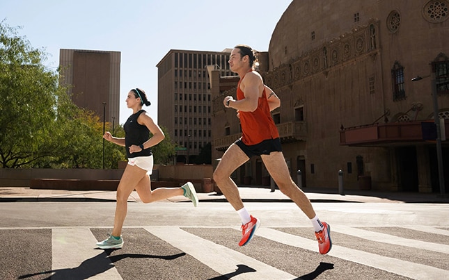 Elite top marathon shoes