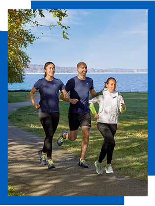 Des and others on a run