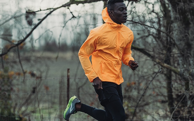 Runner on a trail