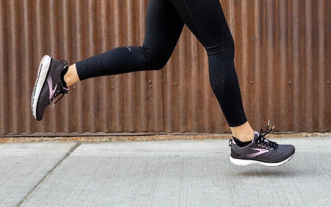 A runner’s stride