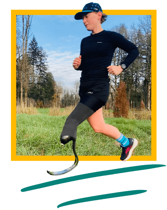 Nicole Ver Kuilen hofft, die Prothesentechnologie für mehr Sportler*innen zugänglich machen zu können, denn es ist wichtig, körperlich aktiv zu bleiben.