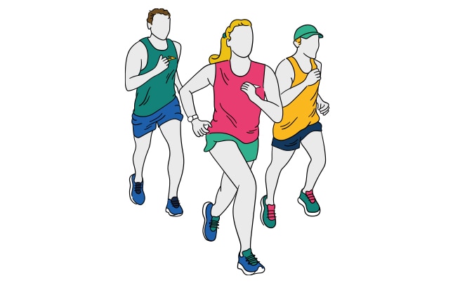 Personas corriendo con Brooks