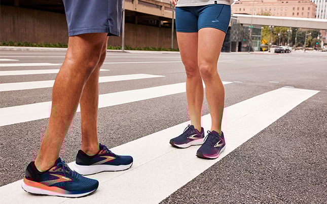 Due runner a un incrocio