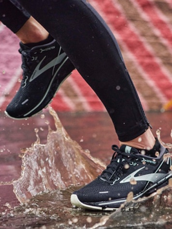 Courir sous la pluie