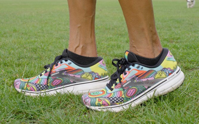 Shop the Brooks Ghost 15 - Dame Kelly Holmes’ go to parkrun shoe