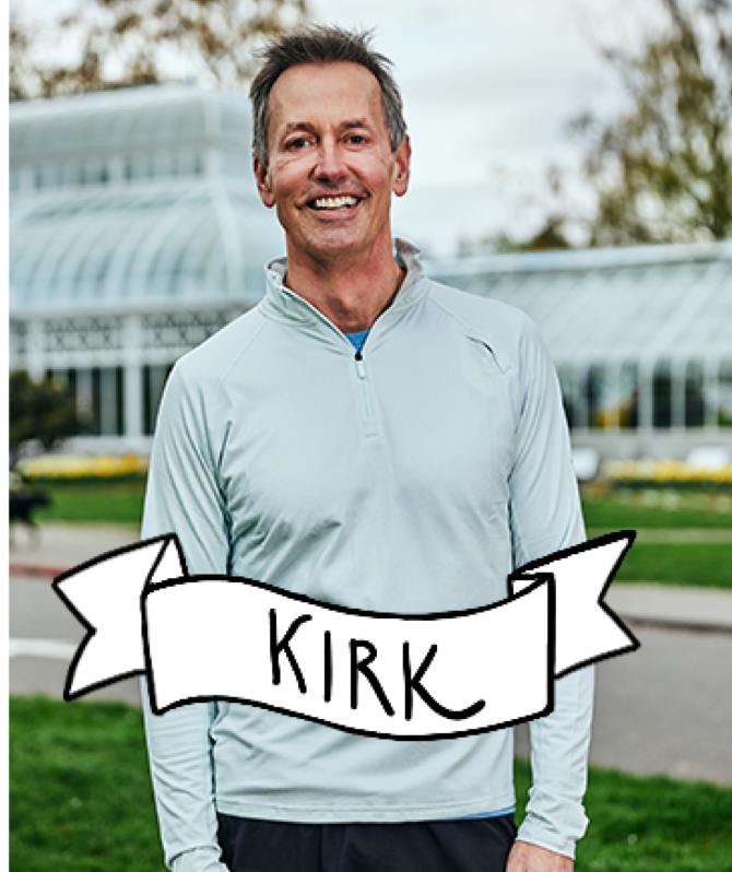 Denis hugging his daughter