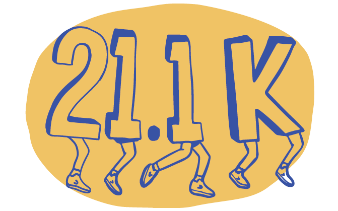 Runners wearing Brooks gear