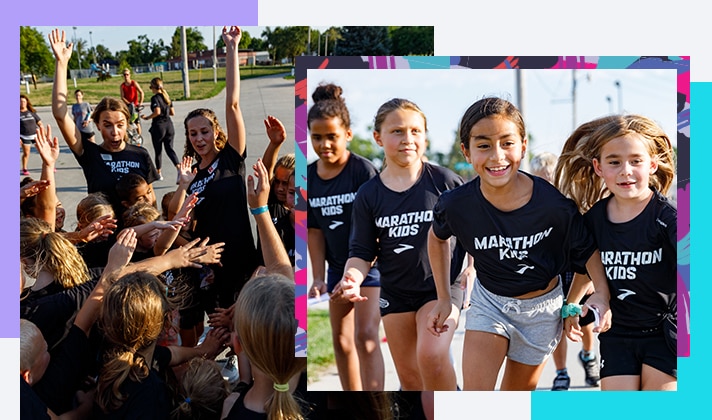 Gisella, participante au Marathon Kids