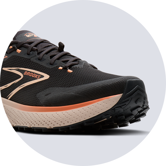 Vertraute Passform eines Straßenlaufschuhs