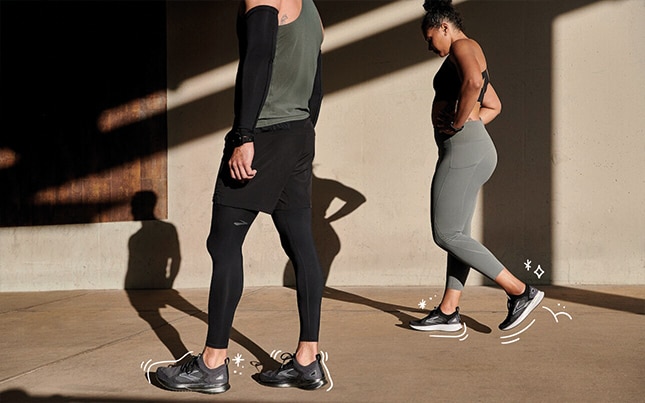 Zapatillas para caminar frente a zapatillas para correr