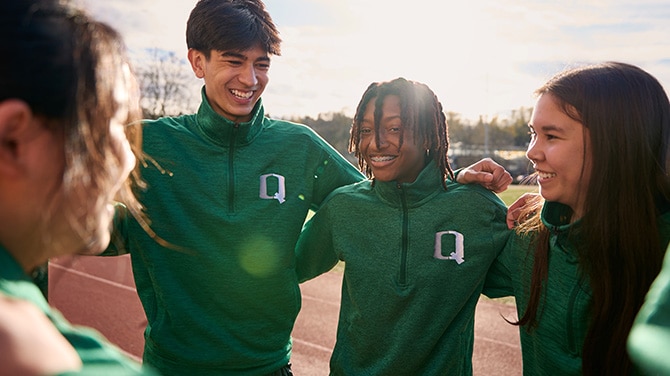 Franklin High School - From left: Adi F., Simone L., and Mia W.