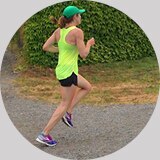 La rédactrice et éditrice de Brooks Katherine Pletzke, en train de courir 10 km à Seattle.