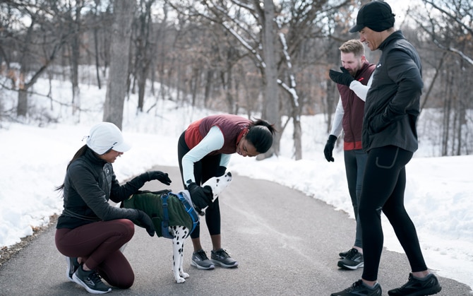 What are stitches when running