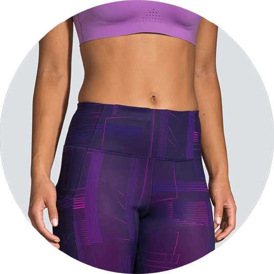 Crop tights with high waist band