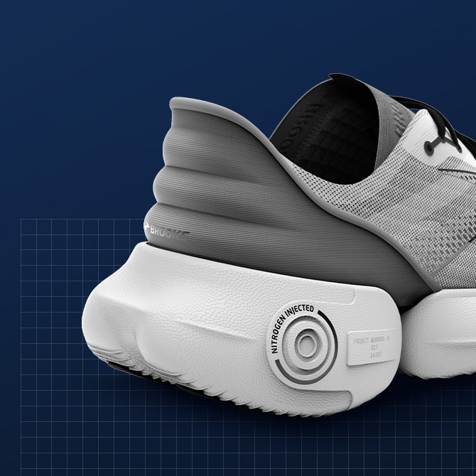 The heel of the Aurora-BL shoe