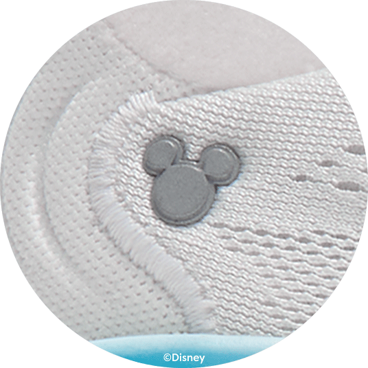 Close-up of Mickey Mouse silhouette