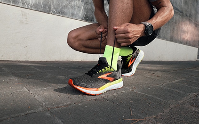 Runners wearing the Ghost 16 on crosswalk