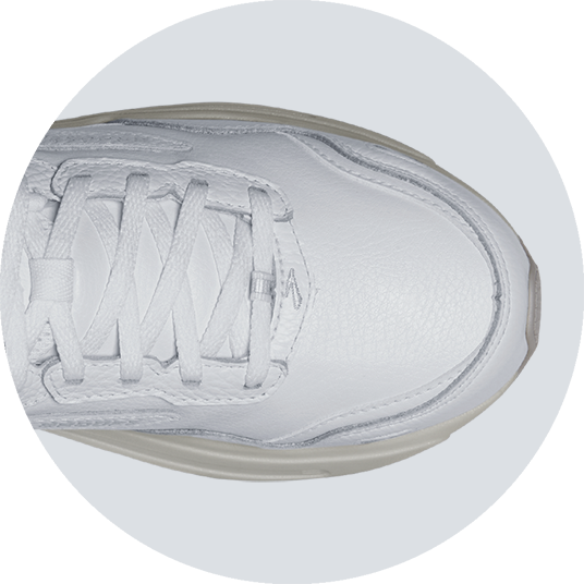 Leather upper