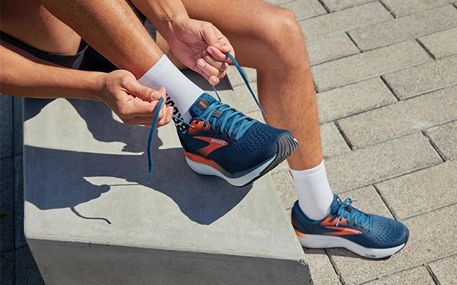 Laçage de chaussures de course