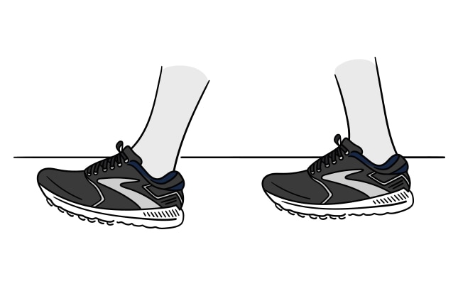 Walking with Narrow Feet