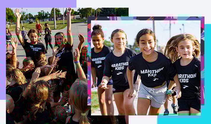 Gisella, participante au Marathon Kids