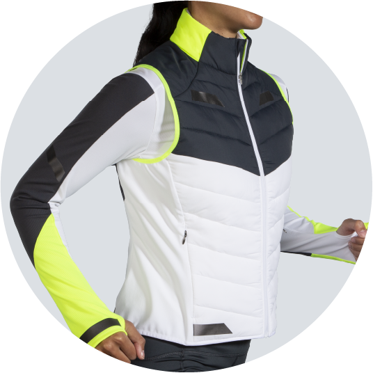 Brooks vest womens green discount