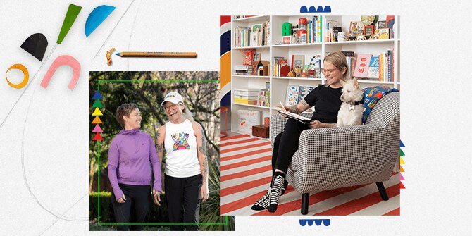 Designer der Run Proud Kollektion