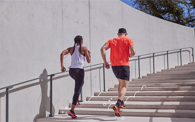 Correr/Escaleras