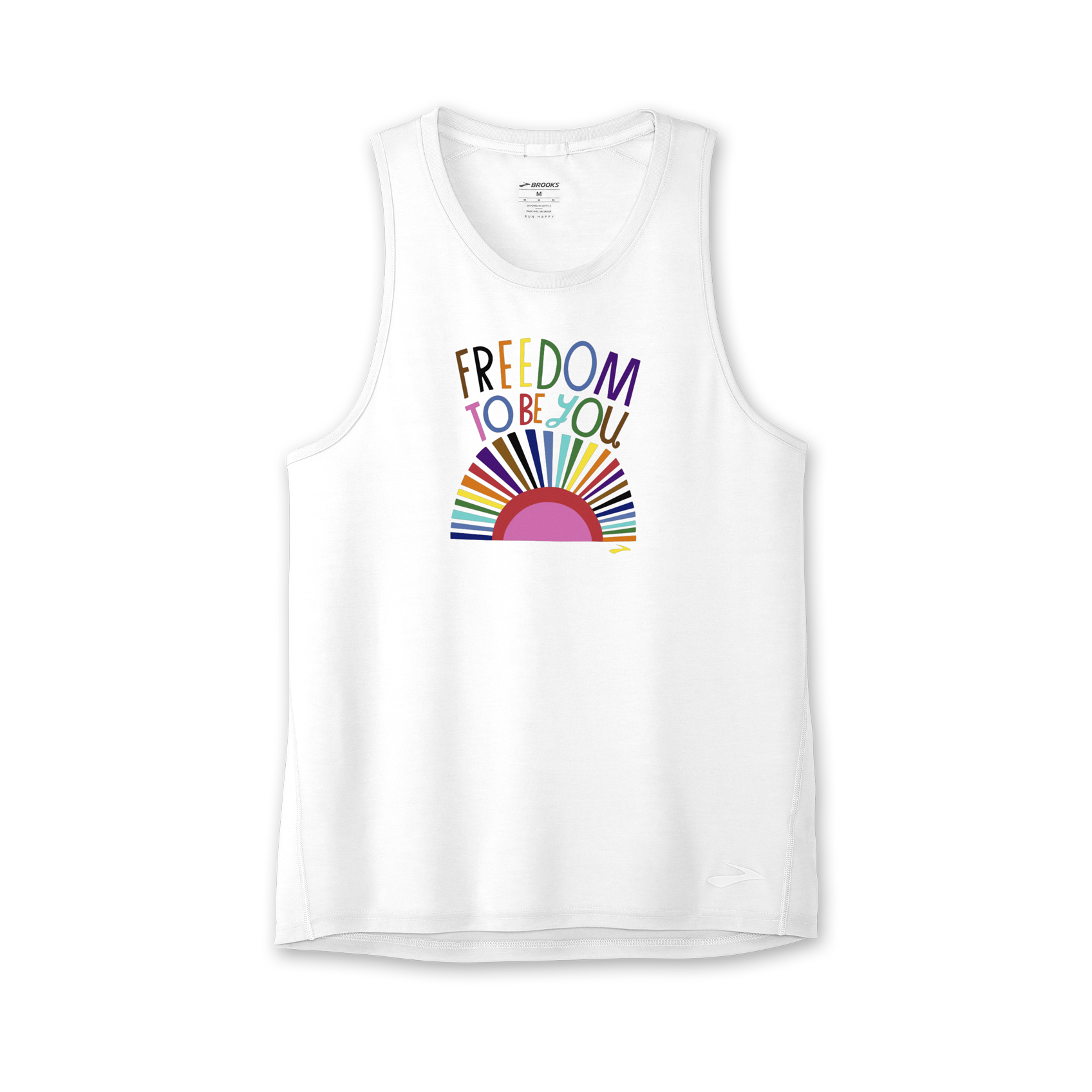 Men's Distance Graphic Running Tank Top 
