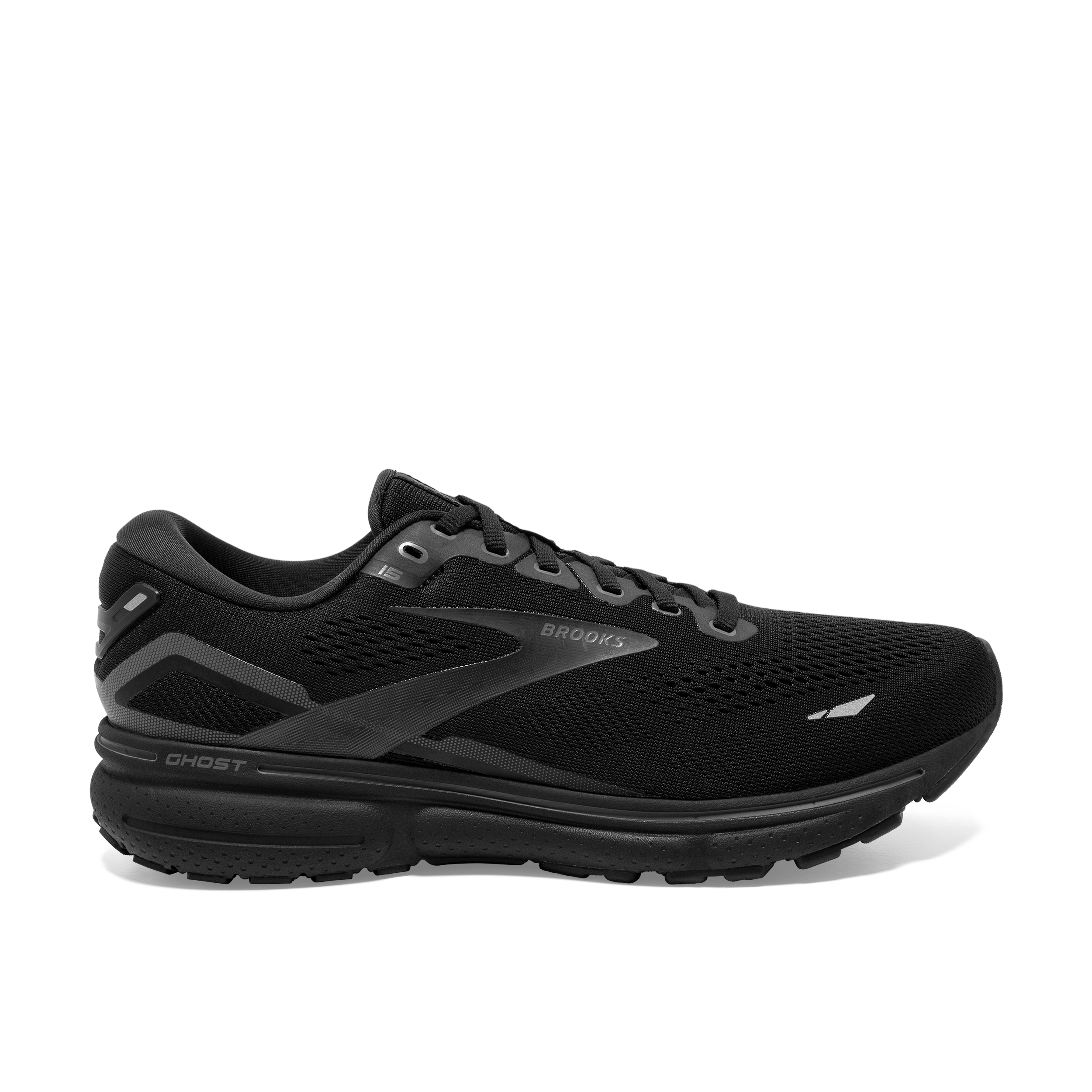 Brooks Ghost 15 Men’s Size 9 D Triple Black Athletic Shoes Running Sneakers GUC Brooks - Brandclub - Brooks Men main image 2