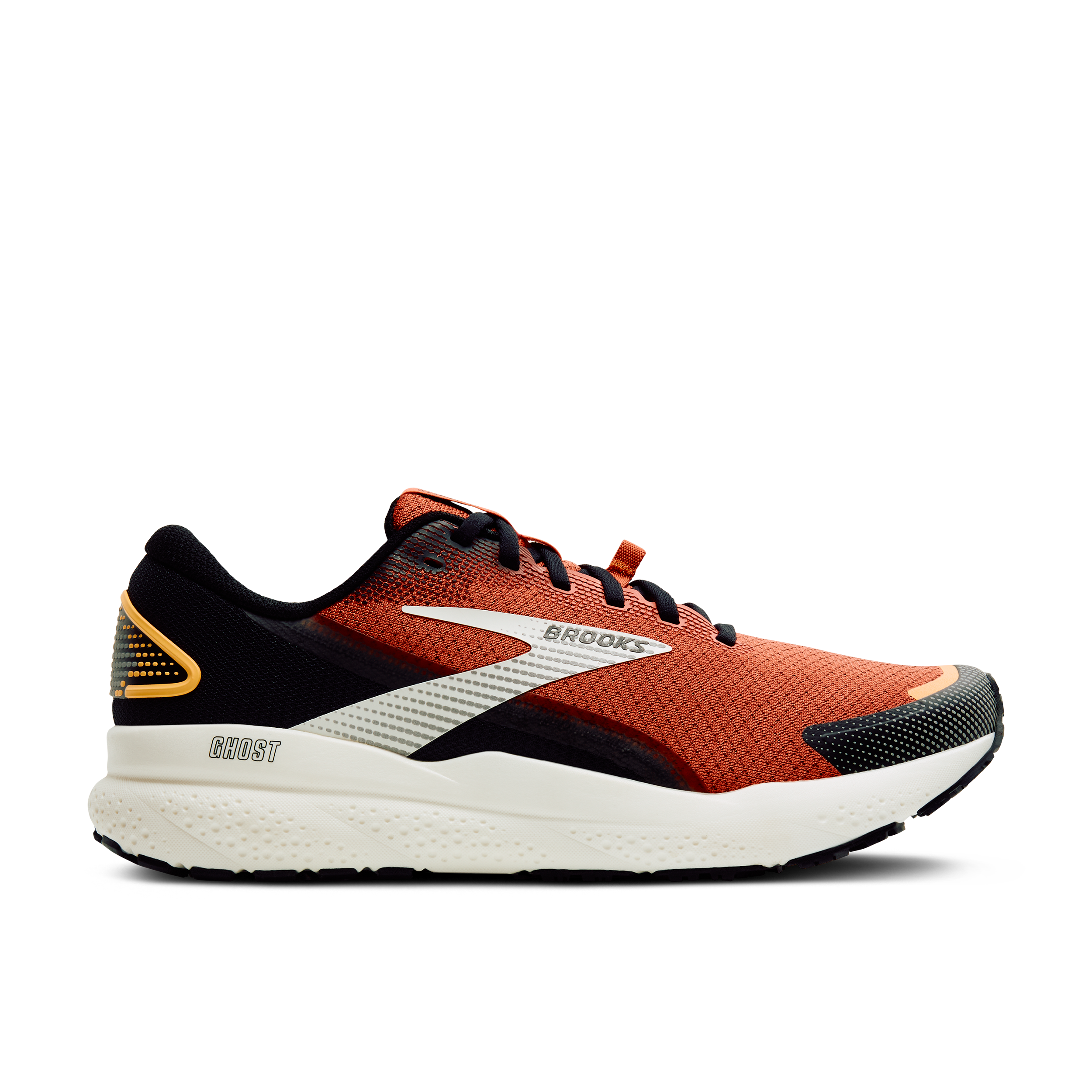 BROOKS Ghost 16 Running Shoes Mens Size 13 White‎ Coral Orange Black Amazon.com | Brooks Men main image 4