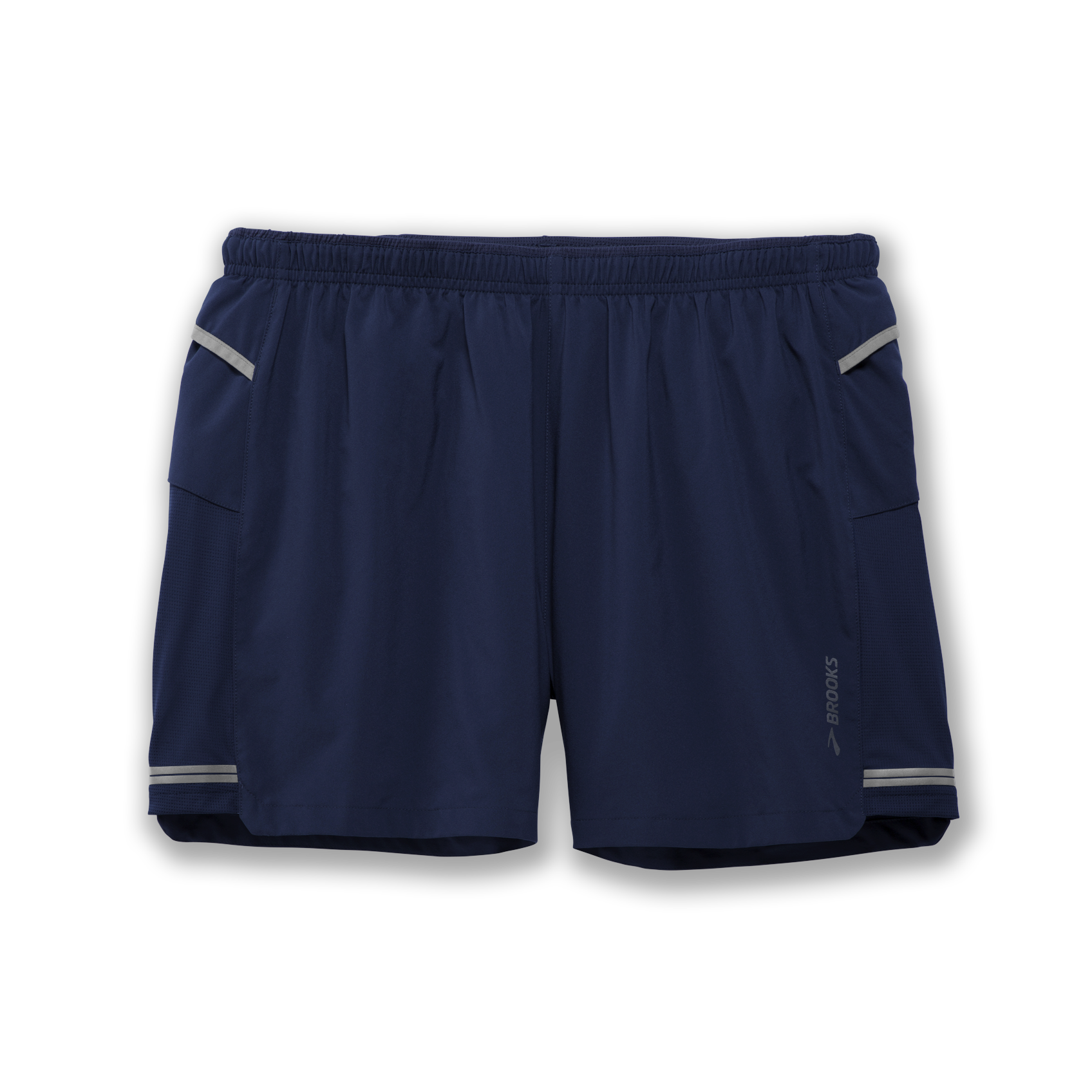 The Brooks Men's Sherpa 5" Running Short features plenty of convenient