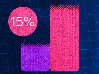 15% lighter