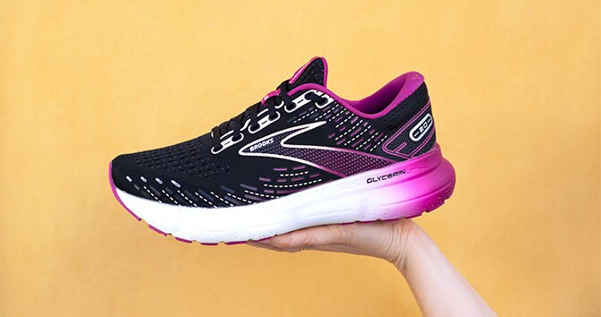 Front shot of the Glycerin running shoe